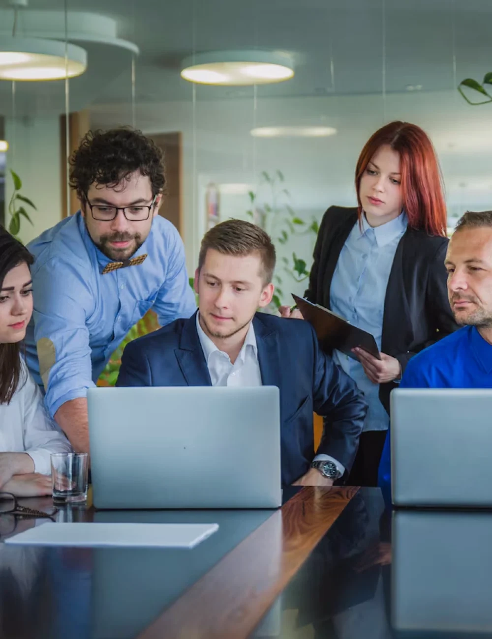 group people working team